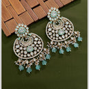 Arham Premium Gold Plated Designer Heavy Polki Kundan Beads Meenakari Dangler Earrings