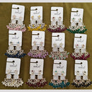 Dhwani Elegant Pota Stone And Pearl Dangler Earrings (Pack of 12)