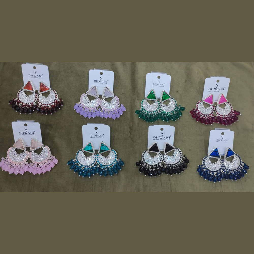 Dhwani Luxury Kundan Stone Pearl And Beads Dangler Earrings 