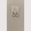 Dhwani Sparkling Crystal Stone And Austrian Stone Beads Dangler Earrings
