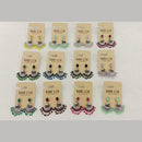 Dhwani Elegant Pota Stone And Pearl Elephant Dangler Earrings
