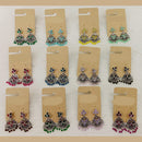 Dhwani Oxidised Plated Elegant Pota Stone And Pearl Dangler Earrings
