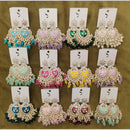 Dhwani Premium Kundan Stone And Beads Dangler Earrings