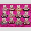 Dhwani Gold Plated Kundan Stone And Beads Dangler Earrings
