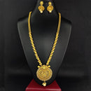 Darshana Jewels Gold Plated Brown Kundan Necklace Set  - FAP0002B