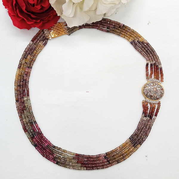 Emryn Gold Plated Naturals Stone Necklace