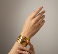 Urthn Gold Plated Openable Kada (Pack Of 6)