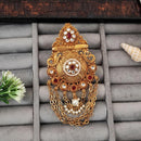 Js Fashion  High Gold Antique Kundan Juda Pin Hair Accessory