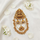 Js Fashion  Designer God Laxmi design Pearl jhumka Temple Juda Hair Accessory