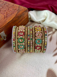 House Of jewelery Artificial Stone Studded Bangles