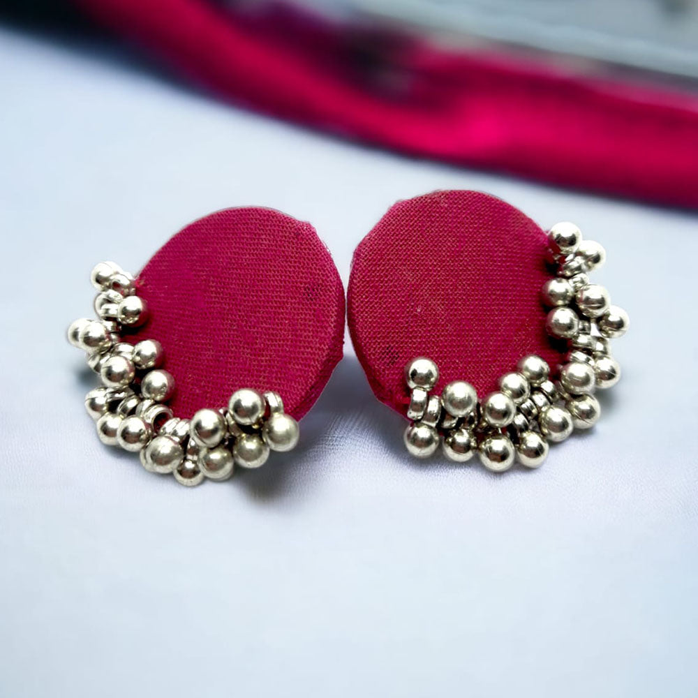 Handmade For Her  Oxidised Plated Handmade Ghungroo Studs Earring