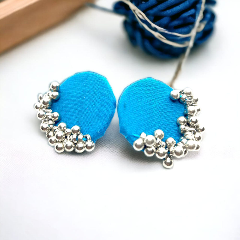 Handmade For Her  Oxidised Plated Handmade Ghungroo Studs Earring