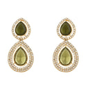 Etnico Gold Plated Traditional Kundan & Stone Studded Choker Necklace Jewellery With Earrings Set for Women/Girls (IJ371Mh)