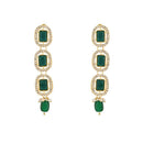 Etnico Gold Plated Ethnic Traditional Kundan Pearl Dazzling Stone Choker Necklace Jewellery With Earrings & Maang Tikka For Women/Girls (IJ389G)