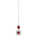 Etnico Silver Plated Stylish Design Crystal Diamond Necklace & Earrings Jewellery Set for Women (IJ399ZM)