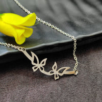 Urthn Butterfly Chain Pendants (Pack Of 6)