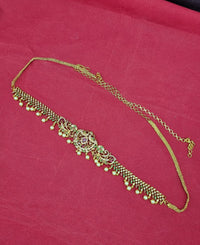 LAFZ  Ornate Peacock Filigree Waist Chain with Pearls