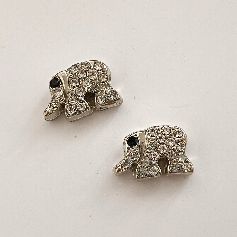 Kriaa Silver Elephant Charms Pendants DIY for Necklace Bracelet Jewellery Making and Crafting