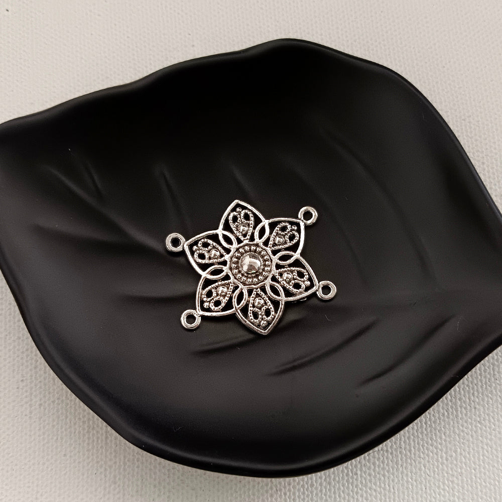 Kriaa Silver Oxidised Pendants DIY for Necklace Bracelet Jewelry Making and Crafting