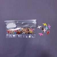 Kriaa Beads Tiny Cross Shape Pendant for Jewelry & Accessories Making