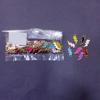 Kriaa Beads Elegant Lightning Bolt Charm Pendant for Jewelry & Accessories Making