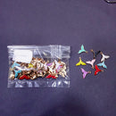 Kriaa Beads Enamel Fish Tail Charm Pendent For Daily Wear And Styling 