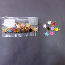 Kriaa Beads Shimmery Star Shape Pendant for Jewelry & Accessories Making