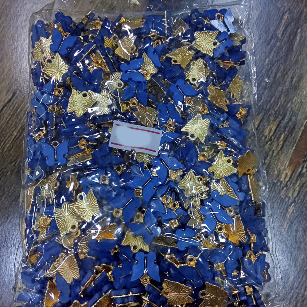 Kriaa Beads Whimsical Butterfly Charm Pendant for Handmade Accessories & Fashion Jewelry