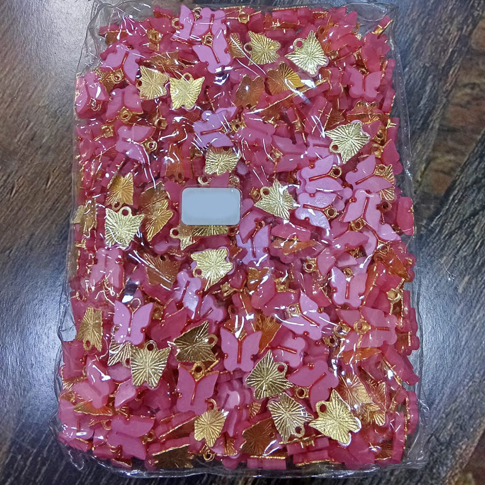 Kriaa Beads Whimsical Butterfly Charm Pendant for Handmade Accessories & Fashion Jewelry