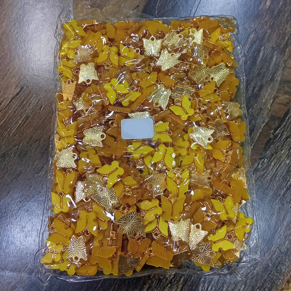 Kriaa Beads Whimsical Butterfly Charm Pendant for Handmade Accessories & Fashion Jewelry