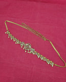 LAFZ  Multi-Stone Ethnic Waist Belt with Pearl Droplets