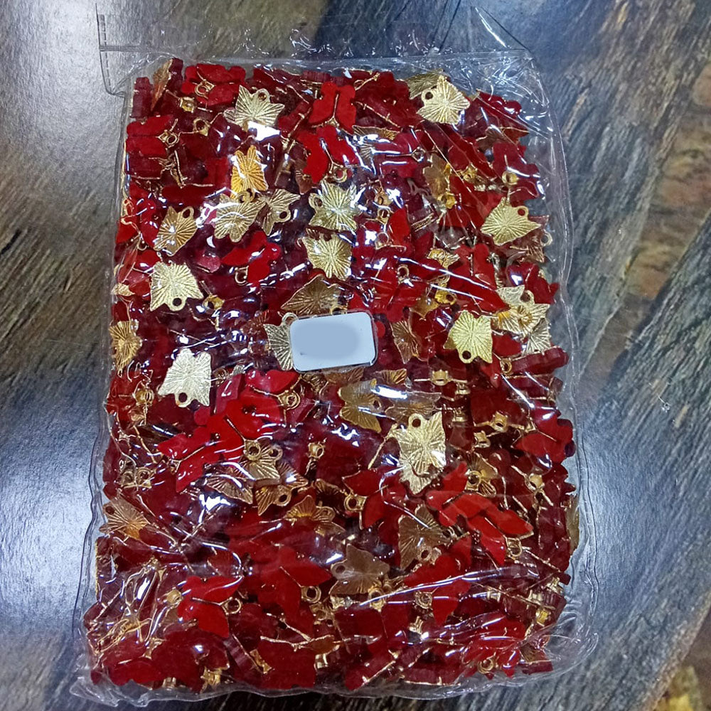 Kriaa Beads Whimsical Butterfly Charm Pendant for Handmade Accessories & Fashion Jewelry