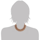 Etnico Gold Plated Traditional Style Choker Necklace Jewellery Set for Women/Girls (MC102FL)