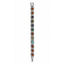 Etnico Rudraksha Chakra Balance Bracelet | Inspired by Mindfulness, Positivity & Inner Harmony | 7 Stone & Rudraksha Spiritual Bracelet for Men & Women
