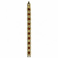Etnico Gold Plated Rudraksha Bracelet for Men Women | Unisex Spiritual Link Kada | Traditional Beads Accessory for Grounding, Balance & Positive Energy | Meditation Yoga Wear | Gift for Men Women (MJB014ZFL)