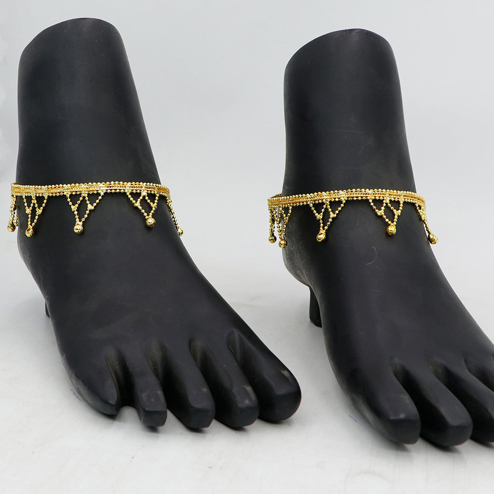 Mahavir Dye Gold Payal / Anklet 