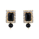 Etnico Gold Plated Pearl Choker Necklace & Earrings Set For Women (ML237BB)