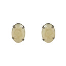 Etnico Glamorous Fashionable Eye-Catching Cream Beaded Choker and Earrings Set For Women/Girls (ML318Cr)