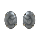 Etnico Glamorous Fashionable Eye-Catching Grey Beaded Choker and Earrings Set For Women/Girls (ML318Gr)
