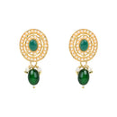 Etnico Traditional Handcrafted Pearl Necklace Jewellery Set With Earrings & Maang Tikka Set For Women And Girls (ML329G)