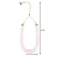 Etnico Multistrand Pearl Necklace/Dulha Moti Mala/Maharaja Haar/Groom Necklace For Men (MLP44Pi)