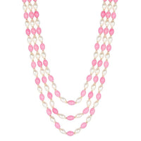 Etnico Multistrand Pearl Necklace/Dulha Moti Mala/Maharaja Haar/Groom Necklace For Men (MLP46WPi)