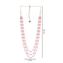 Etnico Multistrand Pearl Necklace/Dulha Moti Mala/Maharaja Haar/Groom Necklace For Men (MLP46WPi)