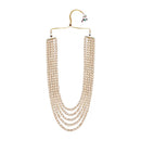 Etnico Multistrand Pearl Necklace/Dulha Moti Mala/Maharaja Haar/Groom Necklace For Men (MLP49FL)