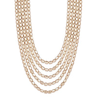 Etnico Multistrand Pearl Necklace/Dulha Moti Mala/Maharaja Haar/Groom Necklace For Men (MLP49FL)