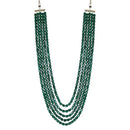 Etnico Multistrand Pearl Necklace/Dulha Moti Mala/Maharaja Haar/Groom Necklace For Men (MLP49G)