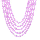 Etnico Multistrand Pearl Necklace/Dulha Moti Mala/Maharaja Haar/Groom Necklace For Men (MLP49Pu)
