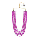 Etnico Multistrand Pearl Necklace/Dulha Moti Mala/Maharaja Haar/Groom Necklace For Men (MLP49Wi)