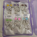 Urthn Meenakari Pearl Jhumki Earrings for Women