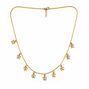 EtnicoFashion Gold Plated Butterfly Charm Necklace for Women Stylish Trendy Chain Necklace (N005W)